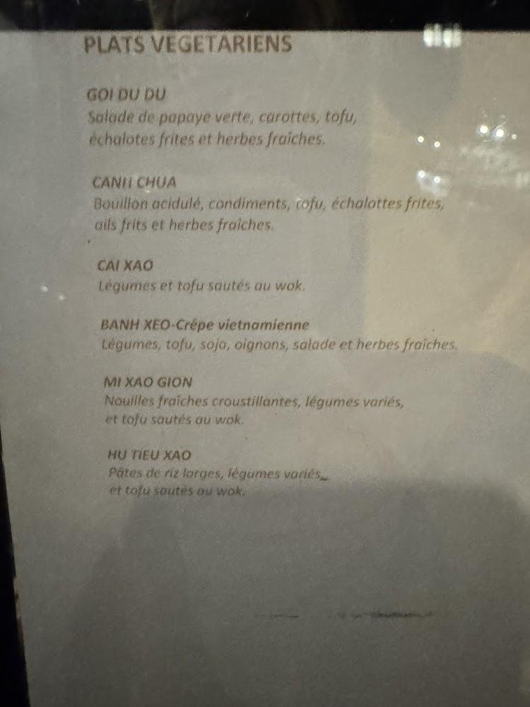 Bistro Indochine - Menu Image 2